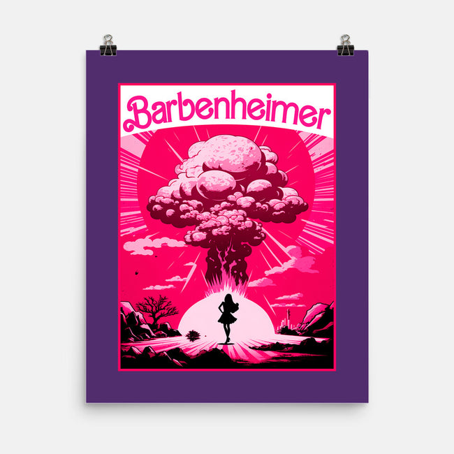 Barbenheimer Explosion-None-Matte-Poster-Benizdani