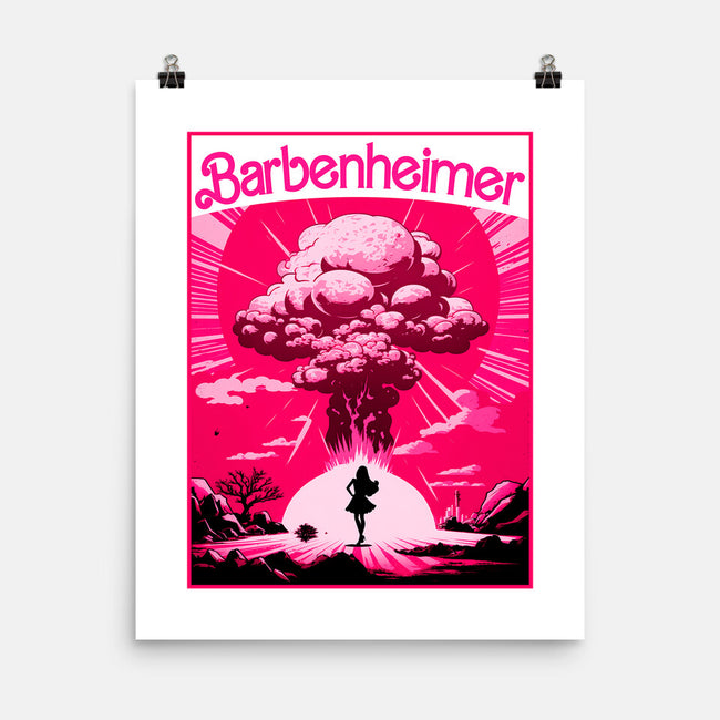 Barbenheimer Explosion-None-Matte-Poster-Benizdani