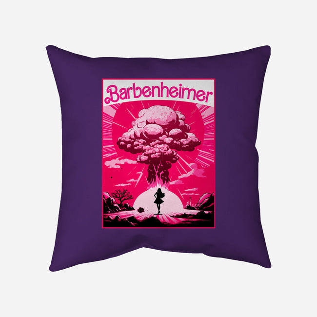 Barbenheimer Explosion-None-Removable Cover w Insert-Throw Pillow-Benizdani