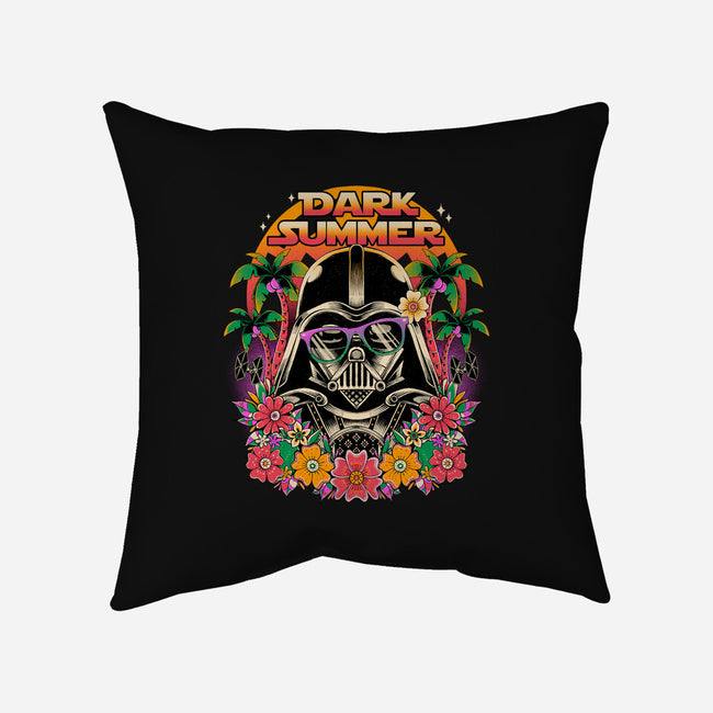 Dark Summer-None-Removable Cover-Throw Pillow-GODZILLARGE