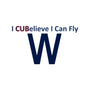 I CUBelieve I Can Fly-Womens-Basic-Tee-Mills