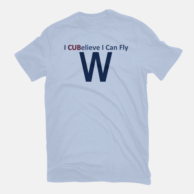 I CUBelieve I Can Fly-Womens-Basic-Tee-Mills