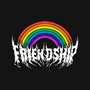 Friendship Powered By Metal-Womens-Off Shoulder-Tee-manoystee