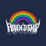 Friendship Powered By Metal-Womens-Basic-Tee-manoystee