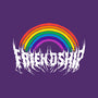 Friendship Powered By Metal-Womens-Off Shoulder-Sweatshirt-manoystee