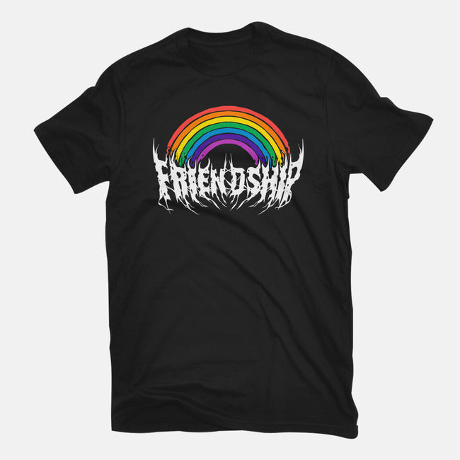 Friendship Powered By Metal-Mens-Heavyweight-Tee-manoystee