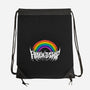 Friendship Powered By Metal-None-Drawstring-Bag-manoystee