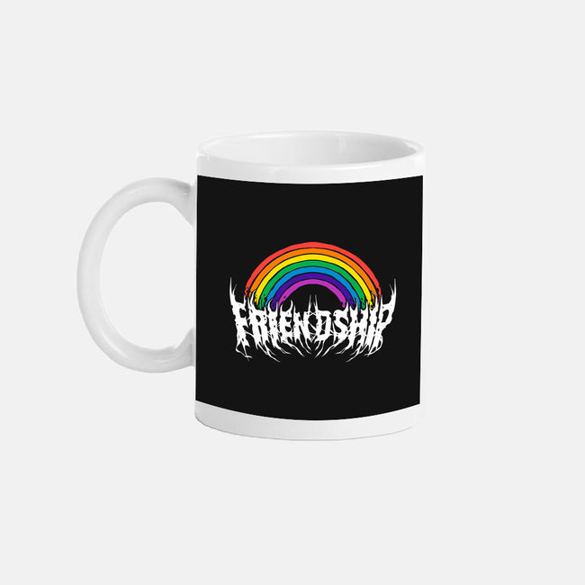 Friendship Powered By Metal-None-Mug-Drinkware-manoystee