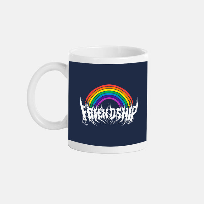 Friendship Powered By Metal-None-Mug-Drinkware-manoystee