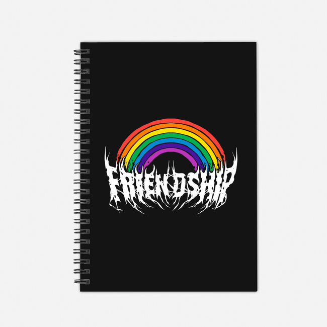 Friendship Powered By Metal-None-Dot Grid-Notebook-manoystee