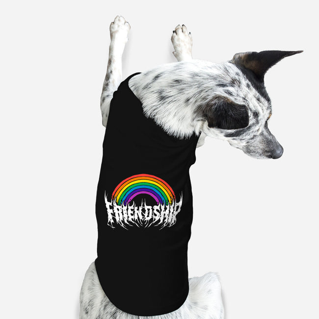 Friendship Powered By Metal-Dog-Basic-Pet Tank-manoystee