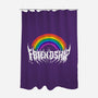 Friendship Powered By Metal-None-Polyester-Shower Curtain-manoystee