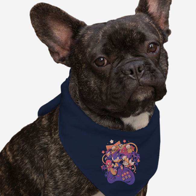 Gotta Play Fast-Dog-Bandana-Pet Collar-eduely