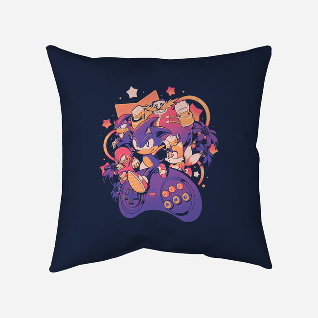 Gotta Play Fast-None-Removable Cover w Insert-Throw Pillow-eduely