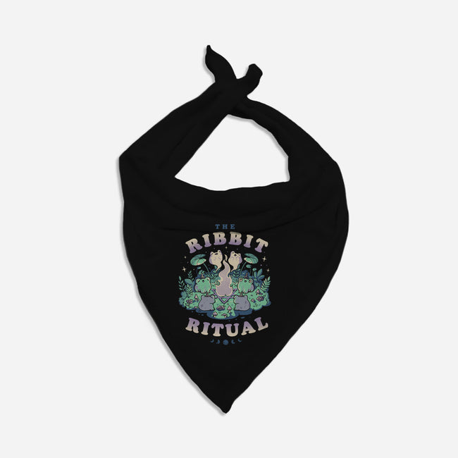 The Ribbit Ritual-Cat-Bandana-Pet Collar-eduely