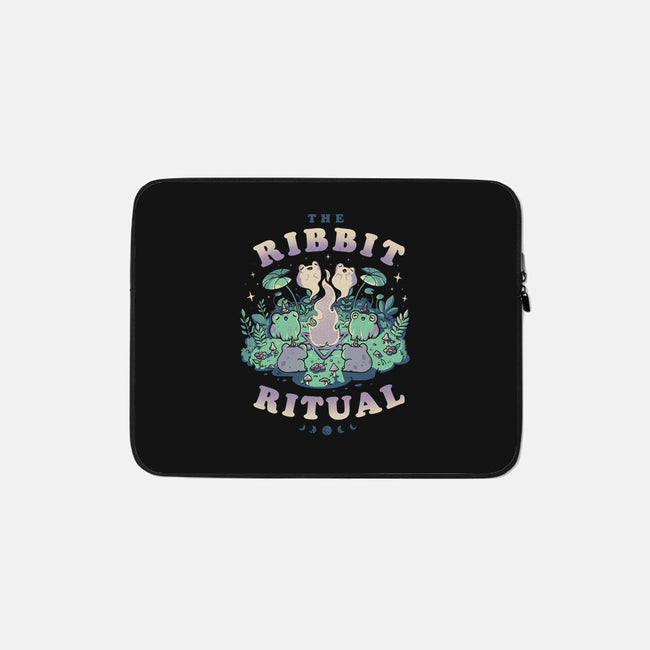 The Ribbit Ritual-None-Zippered-Laptop Sleeve-eduely