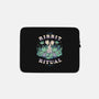 The Ribbit Ritual-None-Zippered-Laptop Sleeve-eduely