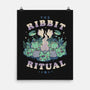 The Ribbit Ritual-None-Matte-Poster-eduely