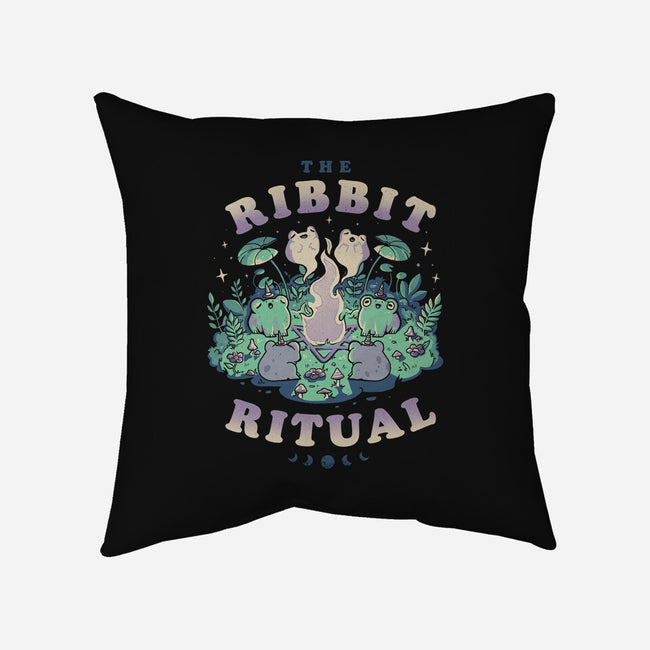 The Ribbit Ritual-None-Non-Removable Cover w Insert-Throw Pillow-eduely