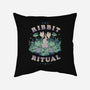 The Ribbit Ritual-None-Removable Cover-Throw Pillow-eduely