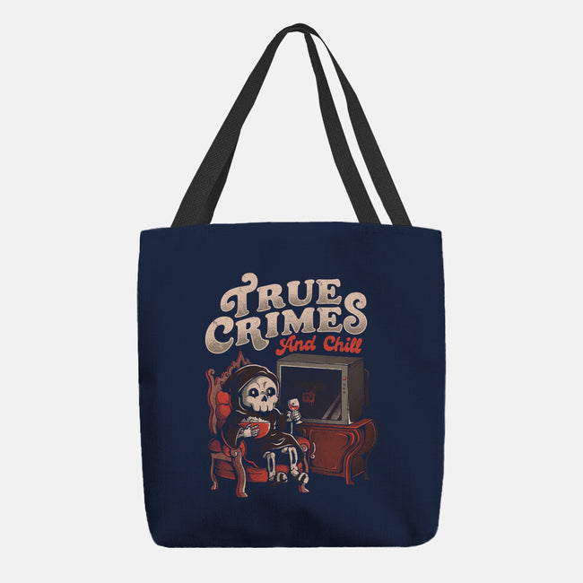 True Crimes And Chill-None-Basic Tote-Bag-eduely
