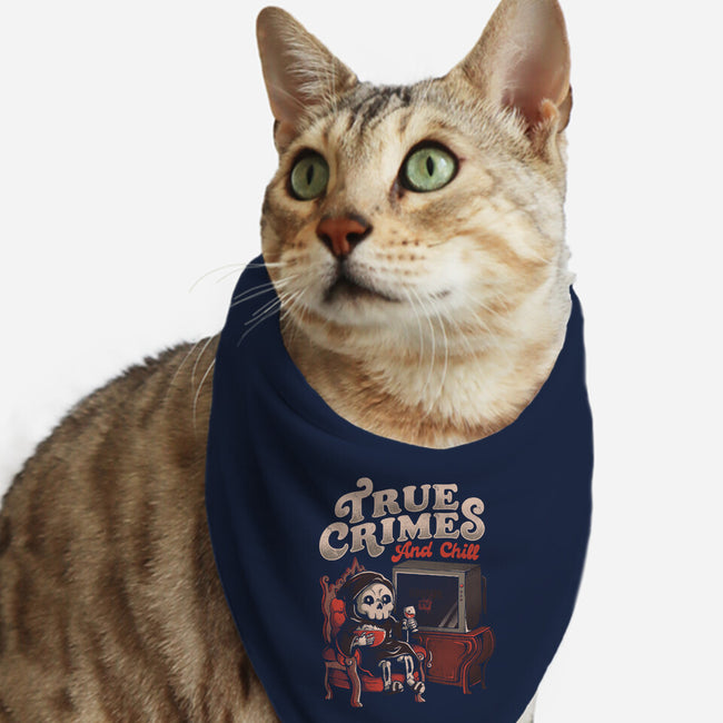 True Crimes And Chill-Cat-Bandana-Pet Collar-eduely