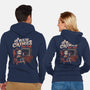 True Crimes And Chill-Unisex-Zip-Up-Sweatshirt-eduely