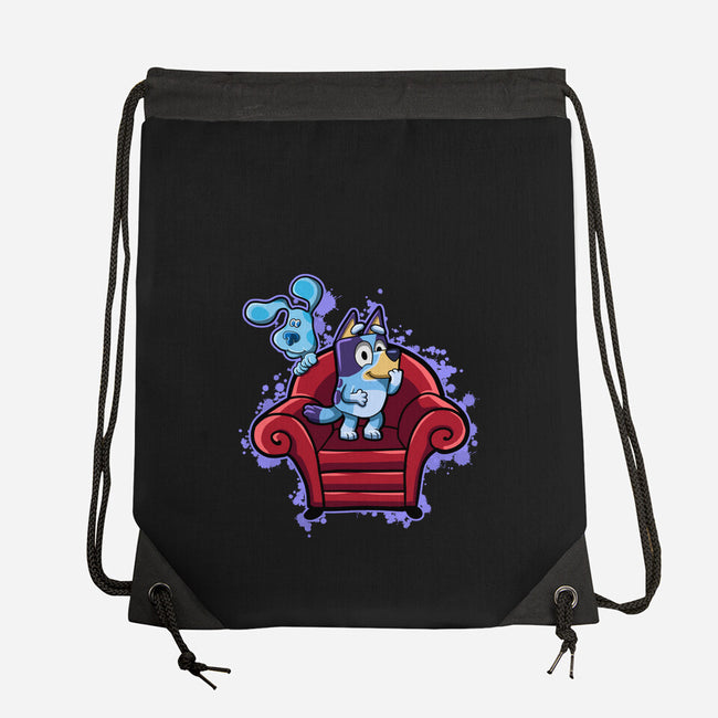 Dogs Clues-None-Drawstring-Bag-nickzzarto