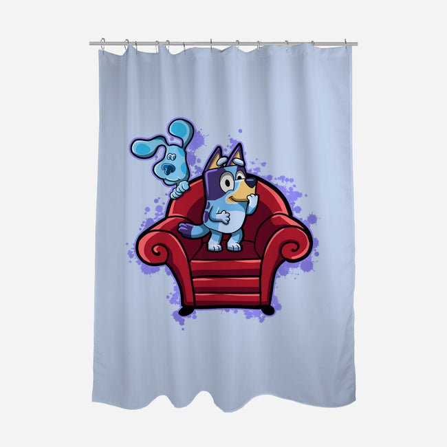 Dogs Clues-None-Polyester-Shower Curtain-nickzzarto