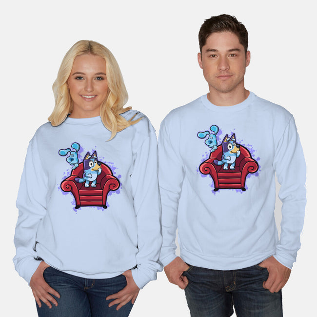 Dogs Clues-Unisex-Crew Neck-Sweatshirt-nickzzarto