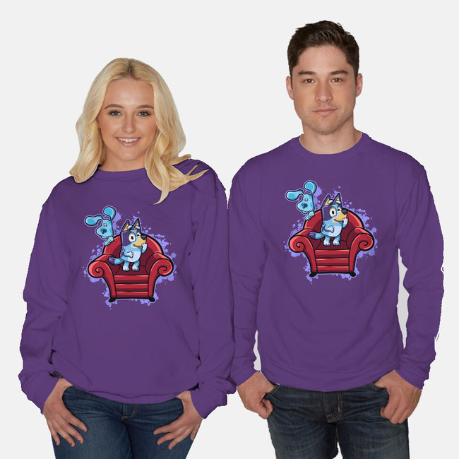 Dogs Clues-Unisex-Crew Neck-Sweatshirt-nickzzarto