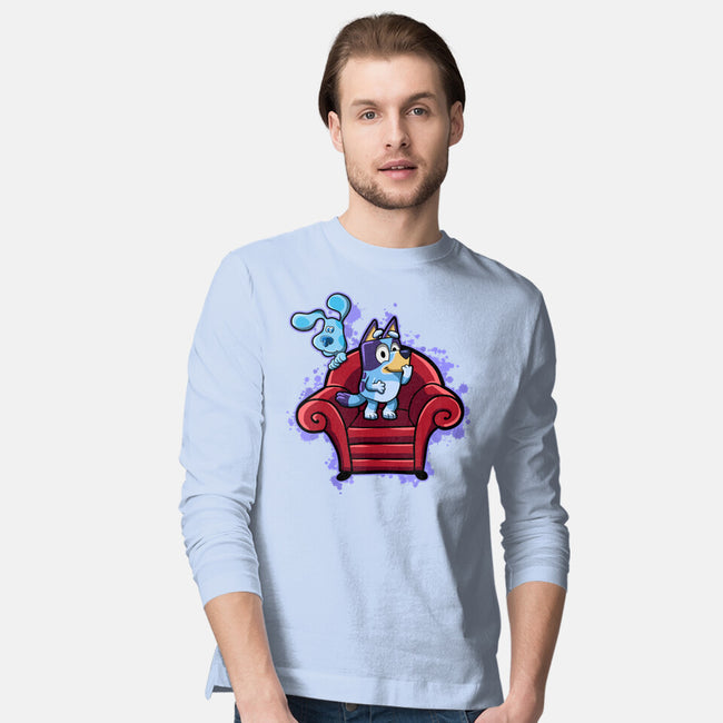 Dogs Clues-Mens-Long Sleeved-Tee-nickzzarto