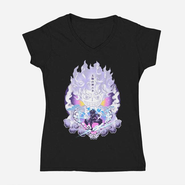 Awakening Gear Five-Womens-V-Neck-Tee-hypertwenty