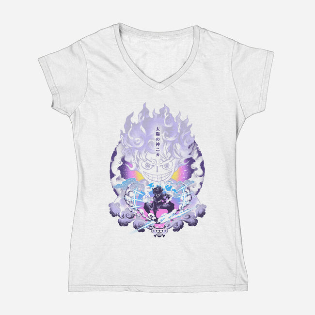 Awakening Gear Five-Womens-V-Neck-Tee-hypertwenty