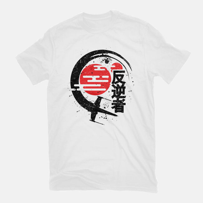 Rebel Of The Rising Sun-Womens-Fitted-Tee-jrberger