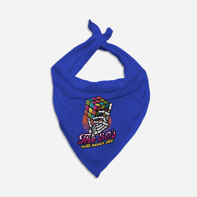 80s Will Never Die-Dog-Bandana-Pet Collar-tobefonseca