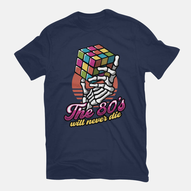 80s Will Never Die-Youth-Basic-Tee-tobefonseca