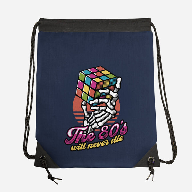 80s Will Never Die-None-Drawstring-Bag-tobefonseca