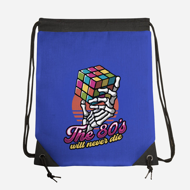 80s Will Never Die-None-Drawstring-Bag-tobefonseca