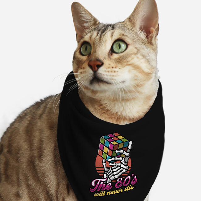 80s Will Never Die-Cat-Bandana-Pet Collar-tobefonseca