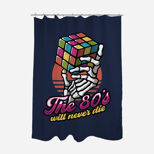 80s Will Never Die-None-Polyester-Shower Curtain-tobefonseca