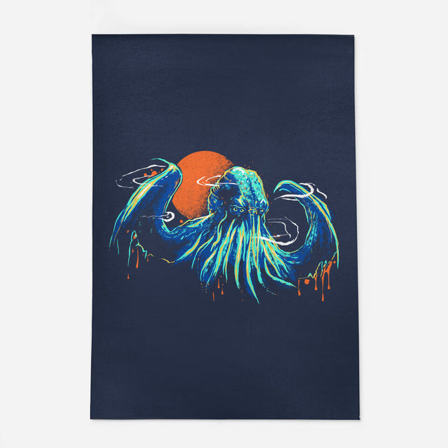 Colorful Cthulhu-None-Indoor-Rug-IKILO
