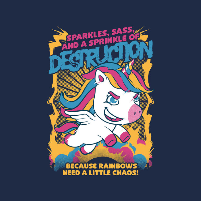 Unicorn Rainbows Destruction-Mens-Heavyweight-Tee-Studio Mootant