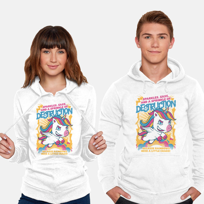 Unicorn Rainbows Destruction-Unisex-Pullover-Sweatshirt-Studio Mootant