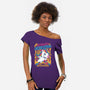 Unicorn Rainbows Destruction-Womens-Off Shoulder-Tee-Studio Mootant