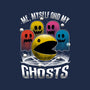 Game Ghosts Retro-None-Removable Cover w Insert-Throw Pillow-Studio Mootant