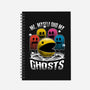 Game Ghosts Retro-None-Dot Grid-Notebook-Studio Mootant