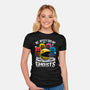 Game Ghosts Retro-Womens-Fitted-Tee-Studio Mootant