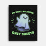 Cute Ghost Pun-None-Stretched-Canvas-Studio Mootant