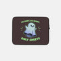 Cute Ghost Pun-None-Zippered-Laptop Sleeve-Studio Mootant
